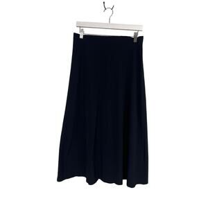 NEW Designer NWT luisaviaroma skirt L Large 8-10 black a-line skater alphatauri